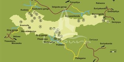 Карта Синхараджа Шри-Ланка