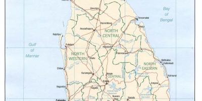 Шри-Ланка GPS карту онлайн