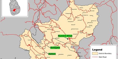 Карта riverston Шри-Ланка