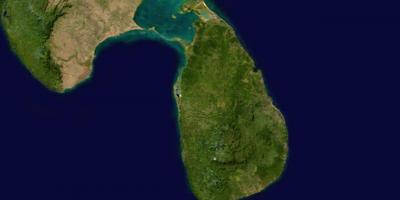 Онлайн спутниковая карта Шри-Ланки