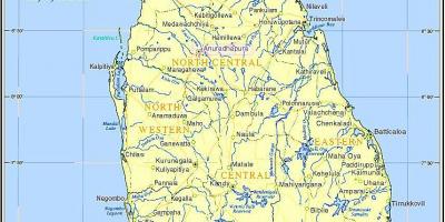 Шри-Ланка на поезде сетевой карте